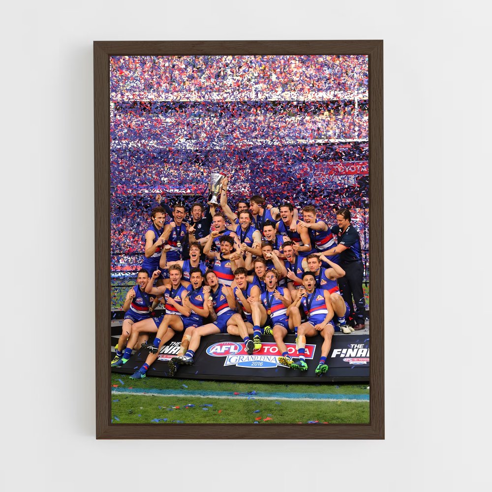 Poster Victoire des Bulldogs – affiche Football australien (vue 5)